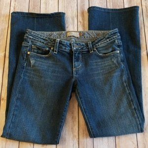 PAIGE LAUREL CANYON BOOTCUT PREMIUM DENIM JEANS SZ 28